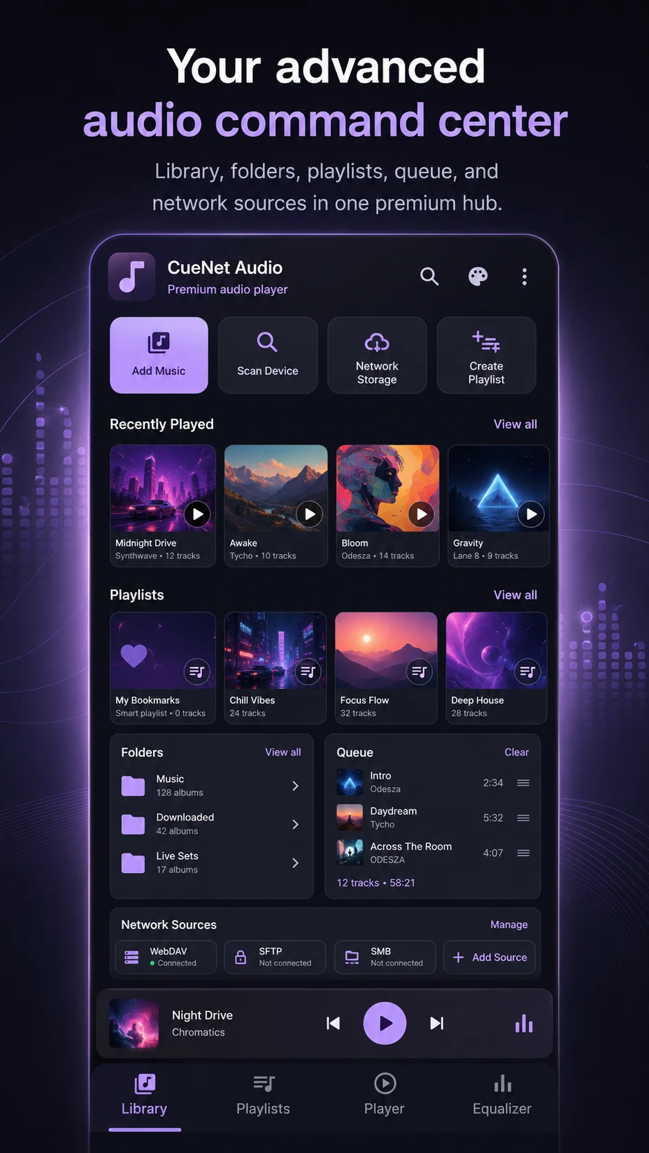 CueNet: Hi-Res FLAC Player screenshot