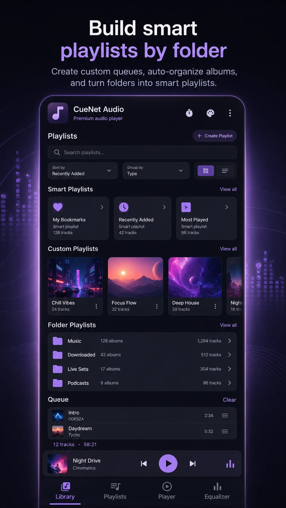 CueNet: Hi-Res FLAC Player screenshot